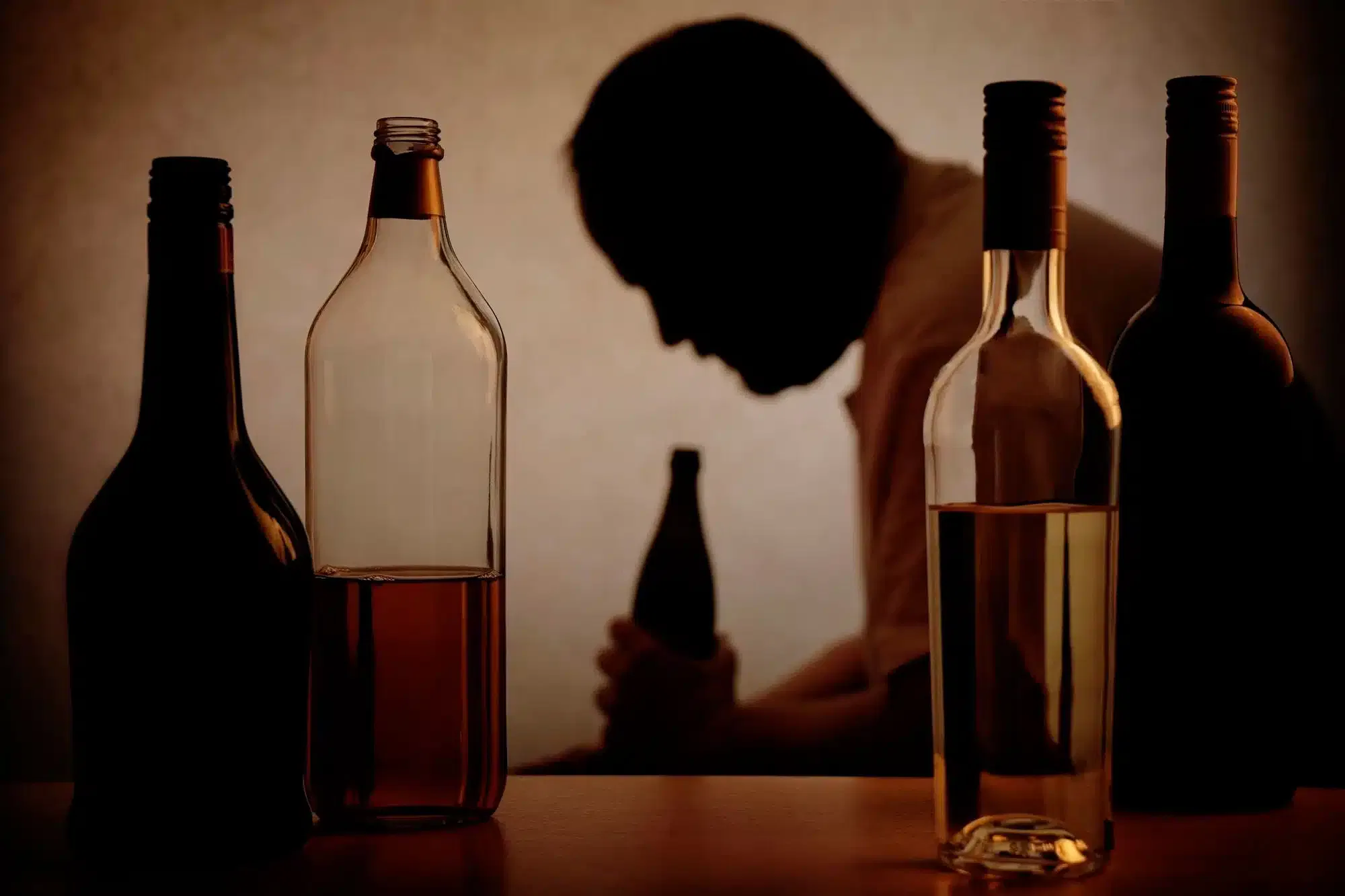 Imagen ilustrativa sobre los efectos del alcohol en el cerebro y la demencia alcohólica