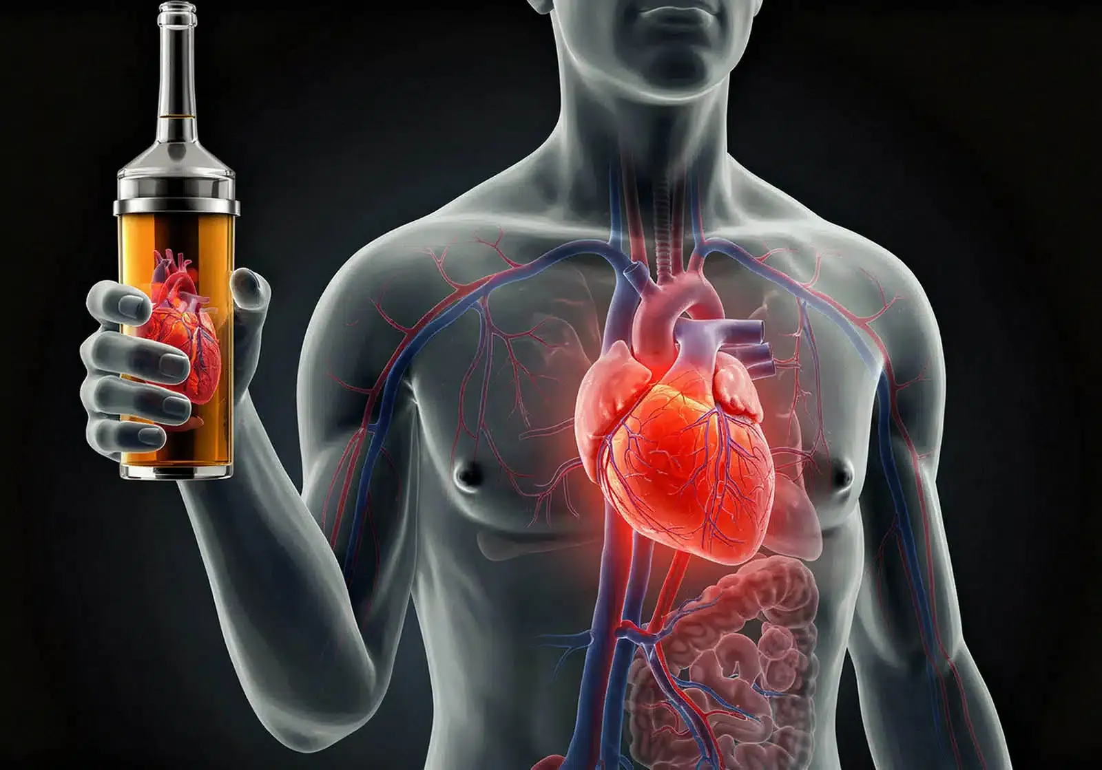 Cómo afecta el alcohol al corazón y al sistema cardiovascular