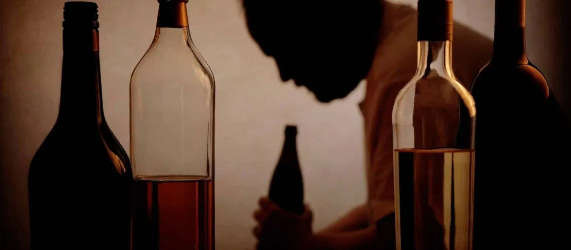 Imagen ilustrativa sobre los efectos del alcohol en el cerebro y la demencia alcohólica